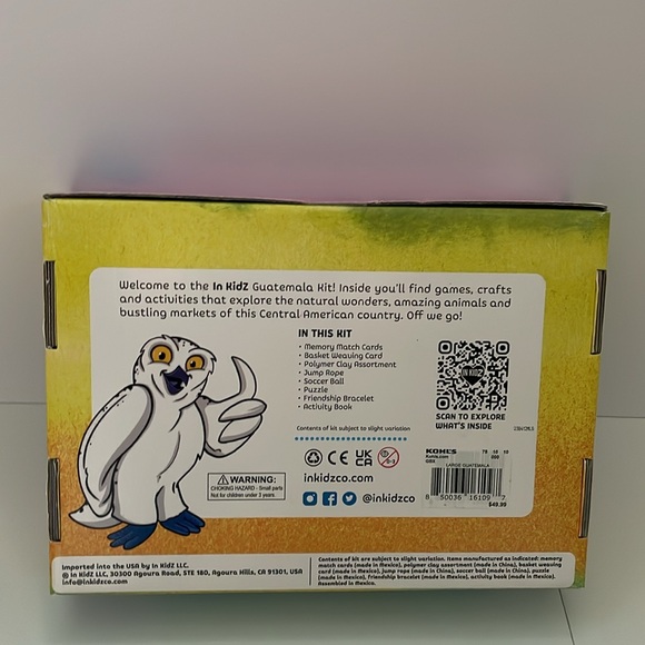 IN KIDZ GUATEMALA KIT For 3+. Games, crafts, activities that explore Guatemala - Picture 7 of 16